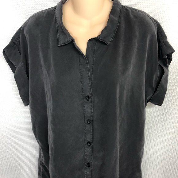 Thread & Supply Tops - Thread & Supply Oversized high low button down top